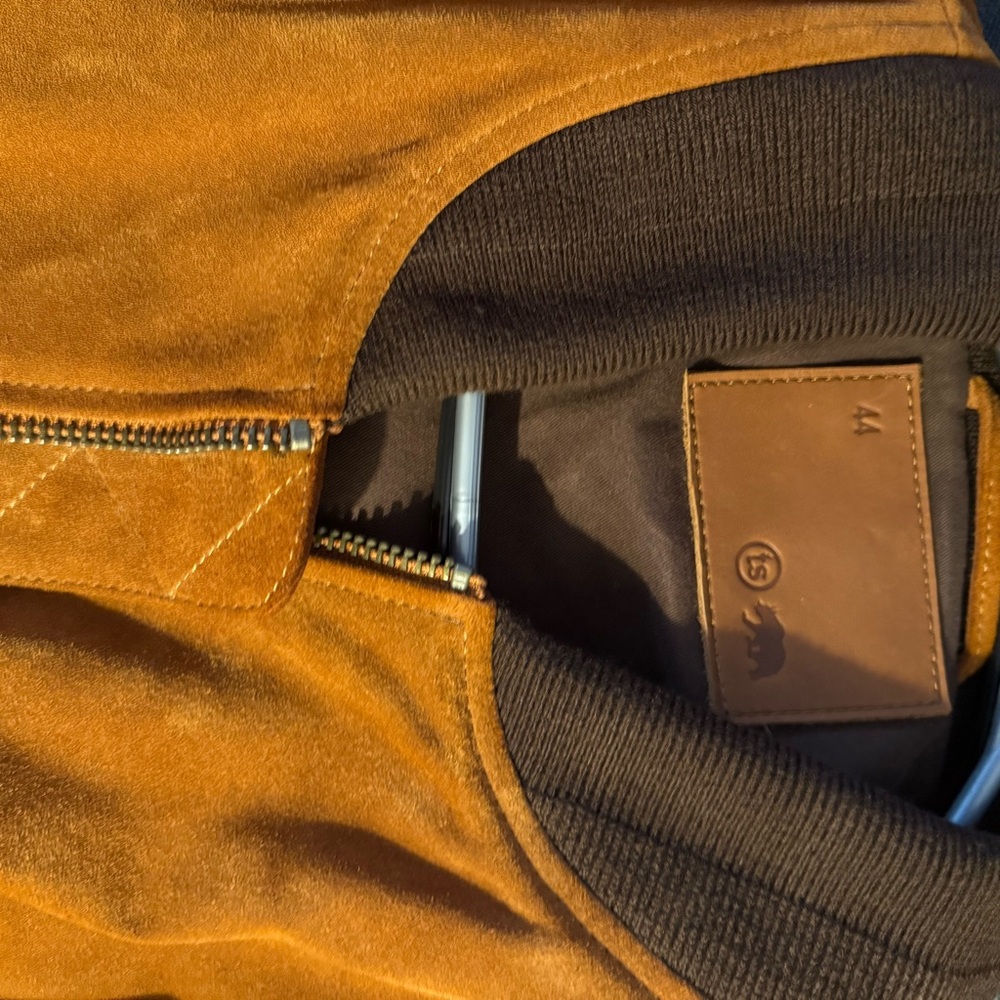 Men's Brown Suede Jacket